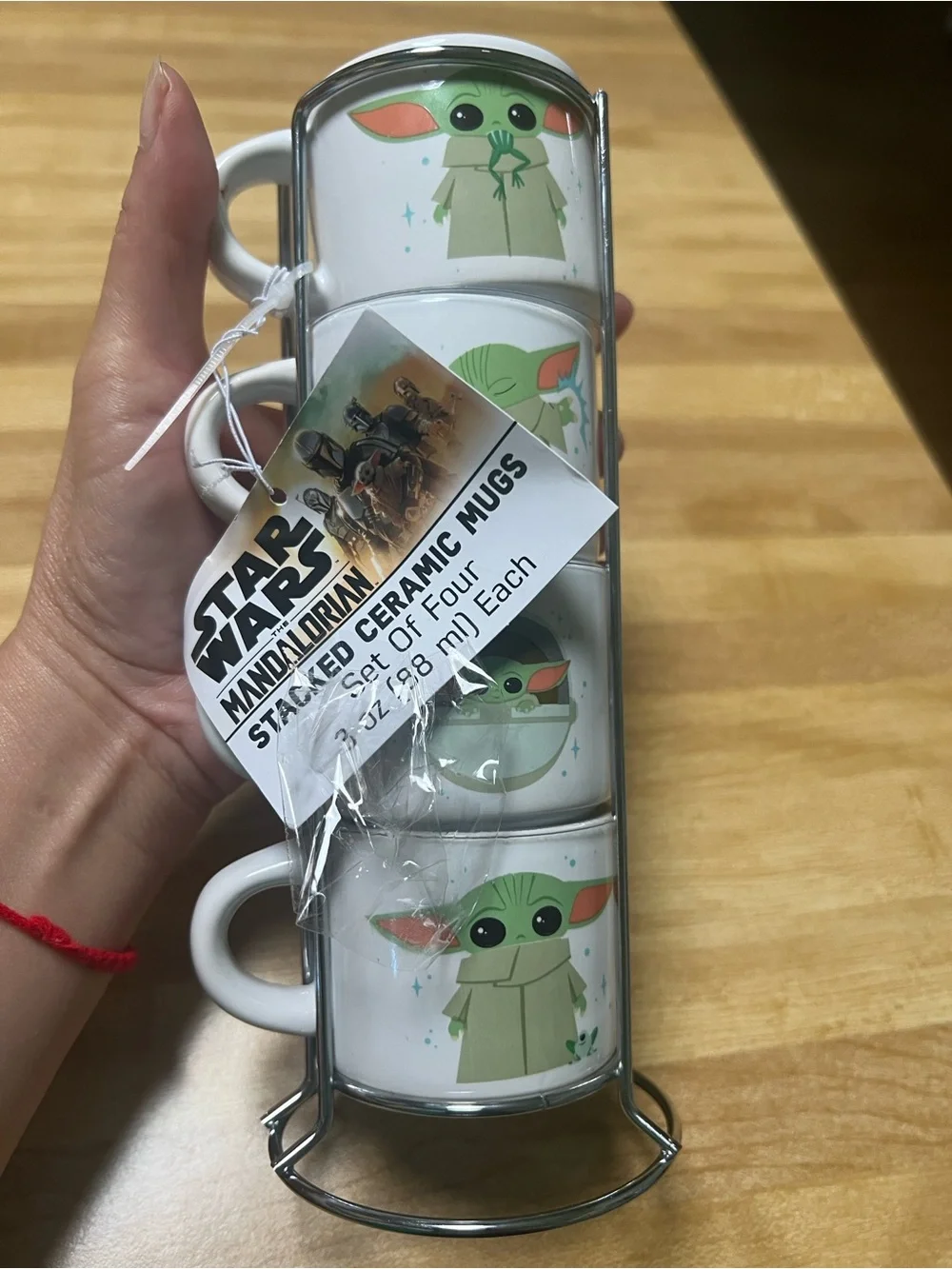 #3095*Star Wars Grogu Stackable Mug Set - Green